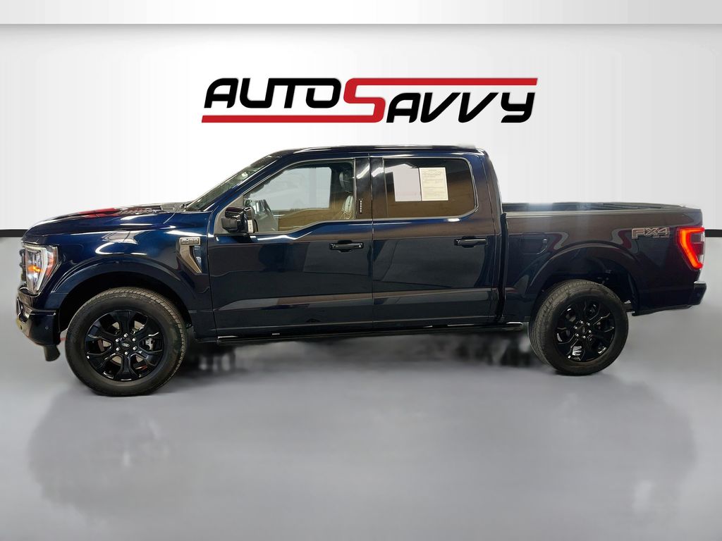 Used 2023 Blue Metallic Ford Platinum image 4