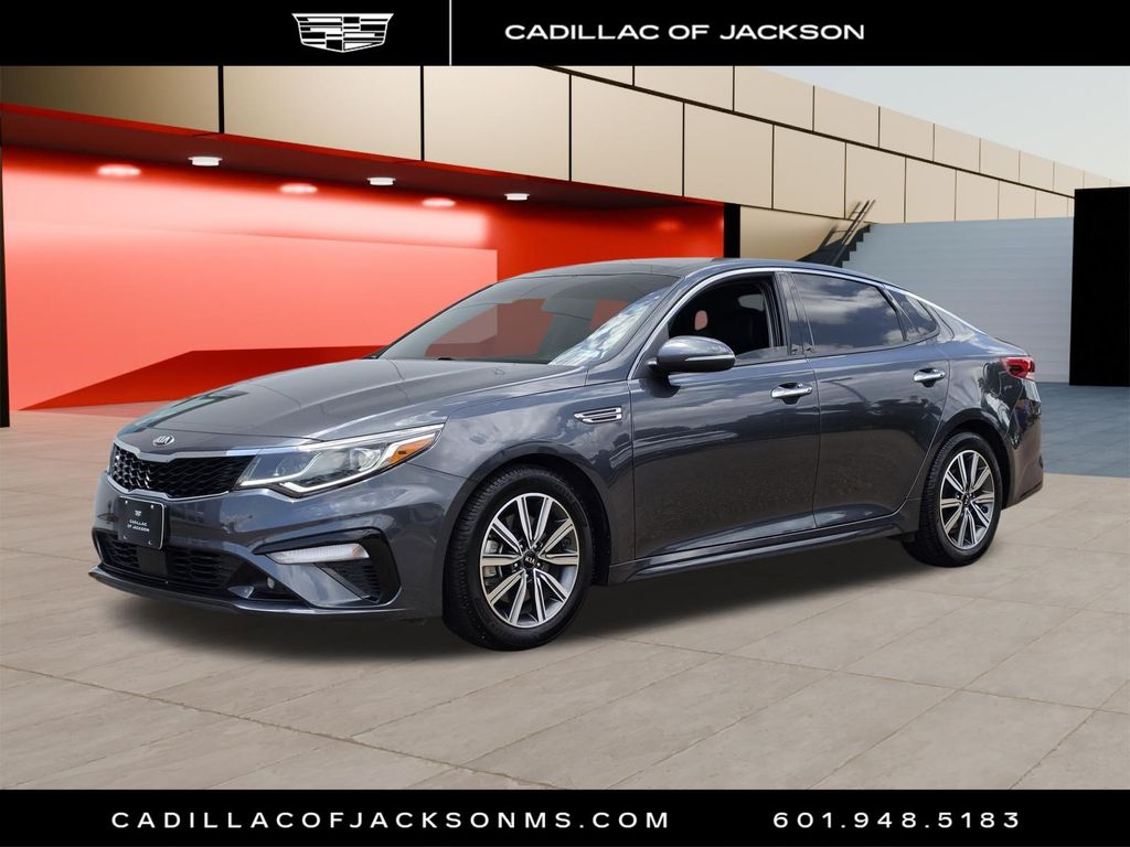 Gravity Gray 2020 Kia Optima Sedan Front-Wheel Drive 7-Speed Automatic