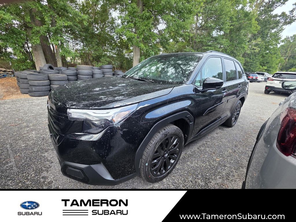 Crystal Black Silica 2026 Subaru Forester SUV / Crossover All-Wheel Drive Continuously Variable Transmission