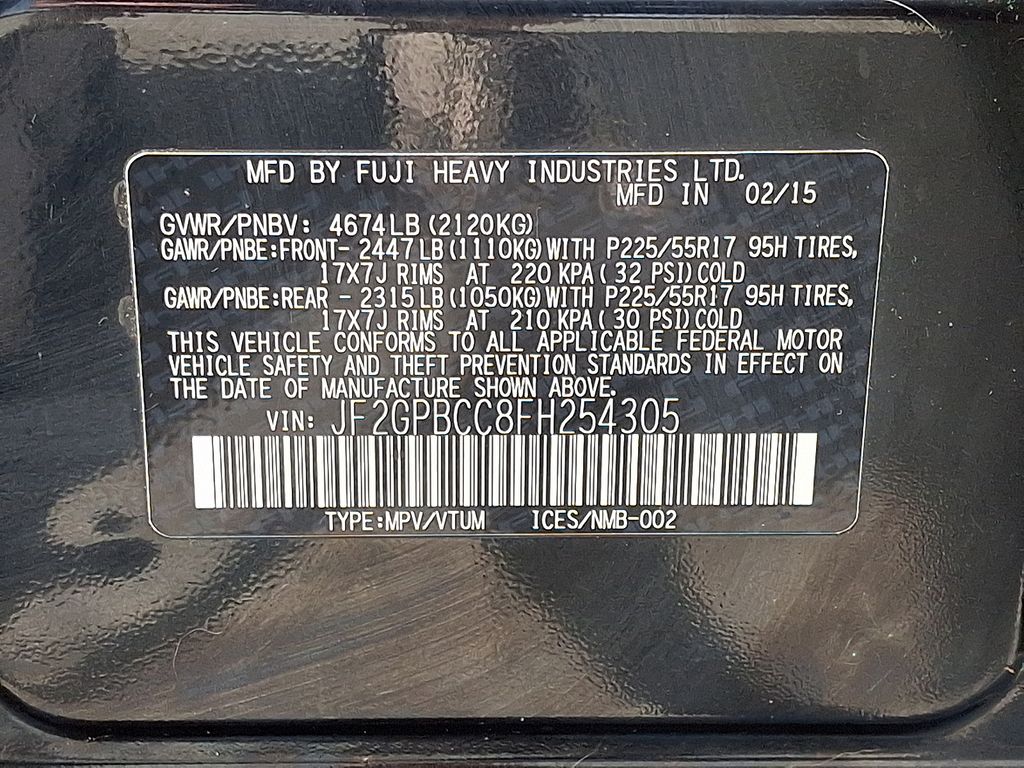 2015 Subaru XV Crosstrek — photo 26