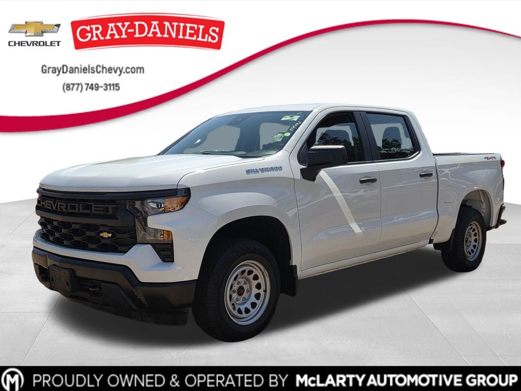 Summit White 2022 Chevrolet Silverado 1500 Pickup Truck Four-Wheel Drive 8-Speed Automatic