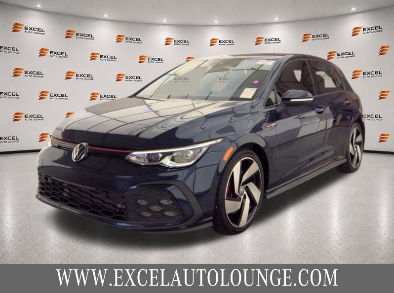 Atlantic Blue Metallic 2024 Volkswagen Golf GTI Hatchback Front-Wheel Drive 7-Speed Dual Clutch