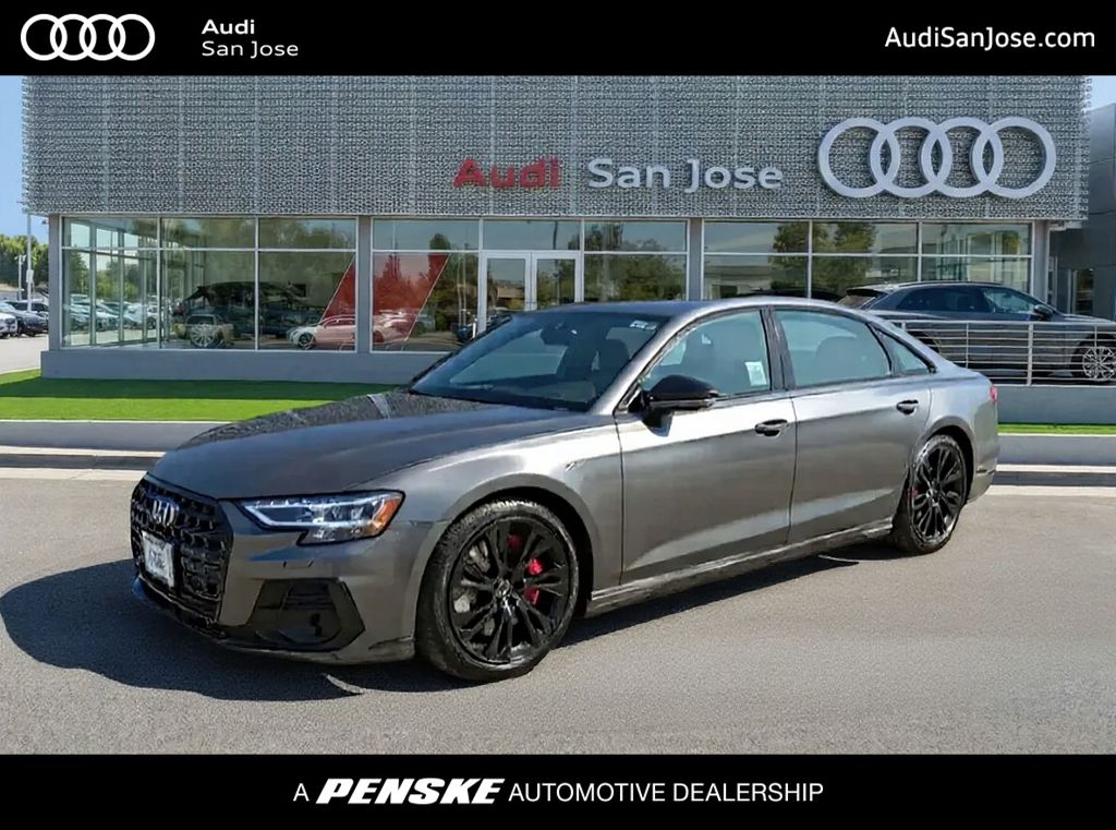 Daytona Gray Pearl Effect 2025 Audi S8 Sedan All-Wheel Drive 8-Speed Automatic