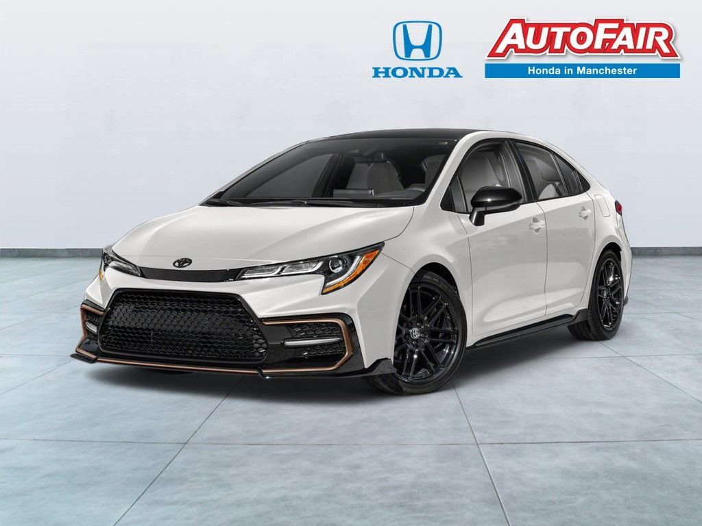 White w/Black Sand Pearl Roof 2022 Toyota Corolla SE Apex FWD Sedan Front-Wheel Drive Continuously Variable Transmission