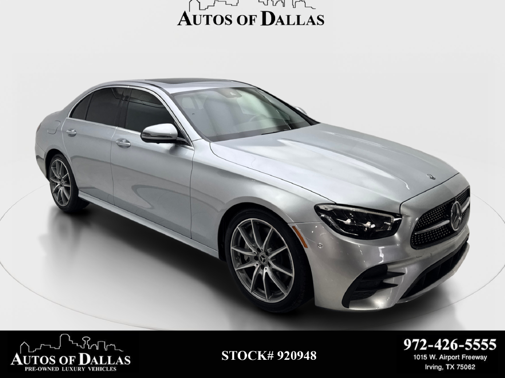 Silver 2021 Mercedes-Benz E-Class Sedan Rear-Wheel Drive 9-Speed Automatic