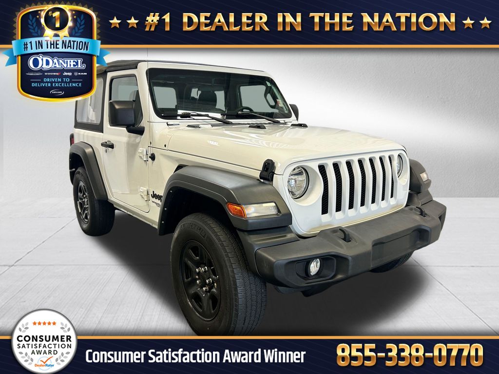 Bright White Clearcoat 2021 Jeep Wrangler SUV / Crossover Four-Wheel Drive 6-Speed Manual