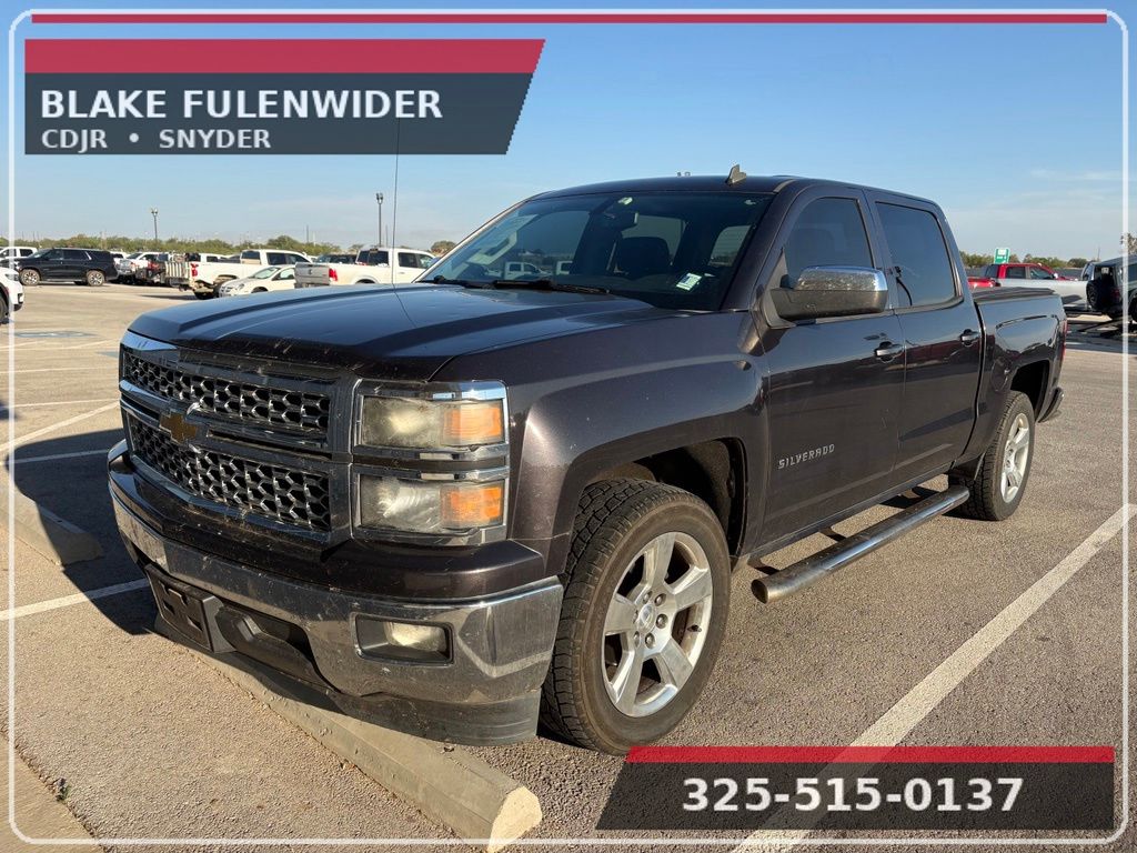 Gray (Tungsten Metallic) 2014 Chevrolet Silverado 1500 Pickup Truck 4X2 6-Speed Automatic Overdrive
