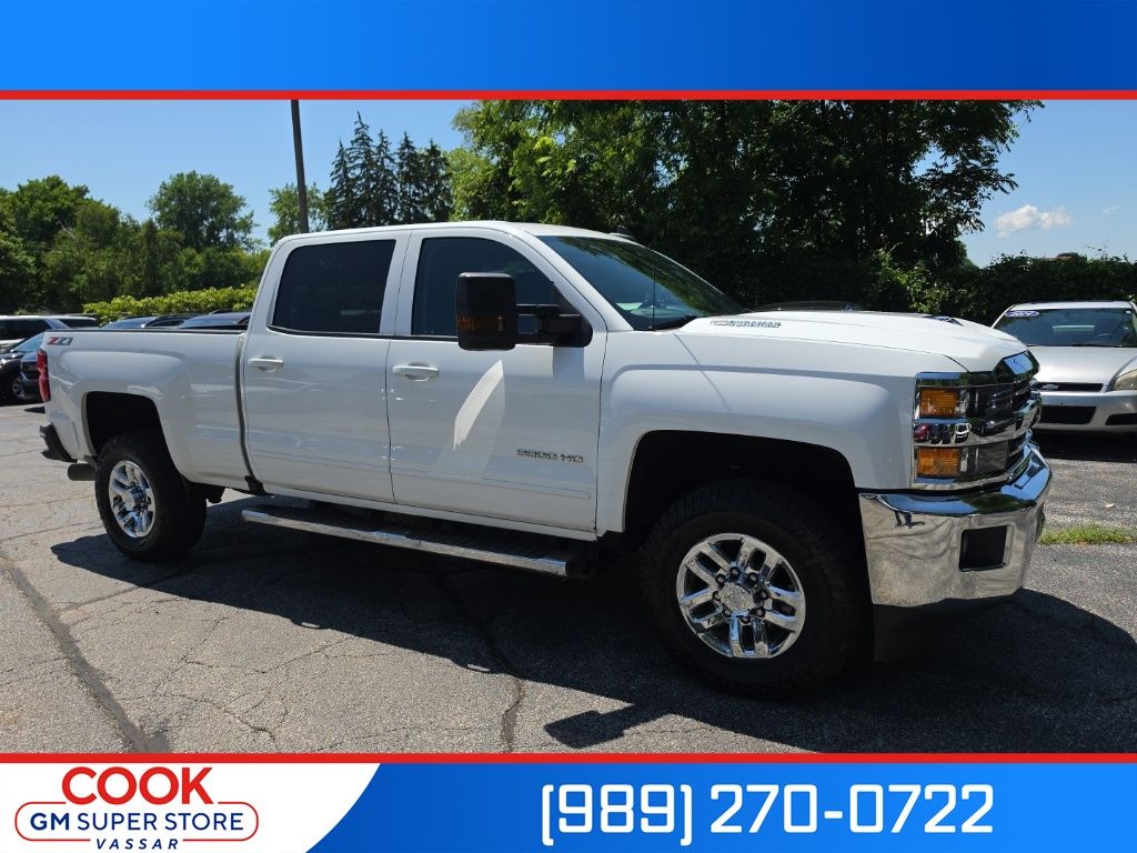 Summit White 2019 Chevrolet Silverado 3500HD Pickup Truck Four-Wheel Drive 6-Speed Automatic