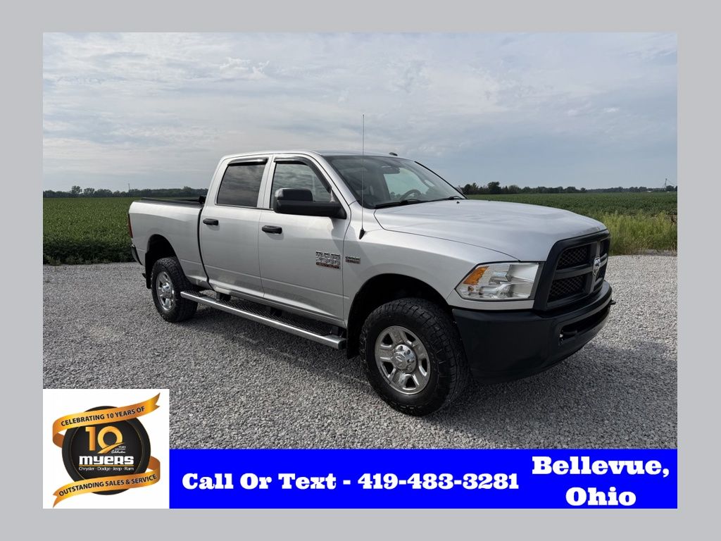Bright Silver Clearcoat Metallic 2017 RAM 2500 Pickup Truck Four-Wheel Drive 6-Speed Automatic