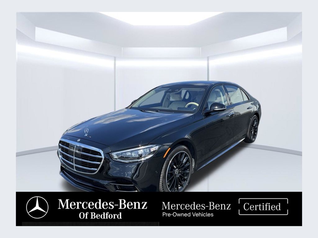 Black 2025 Mercedes-Benz S-Class Sedan All-Wheel Drive 9-Speed Automatic