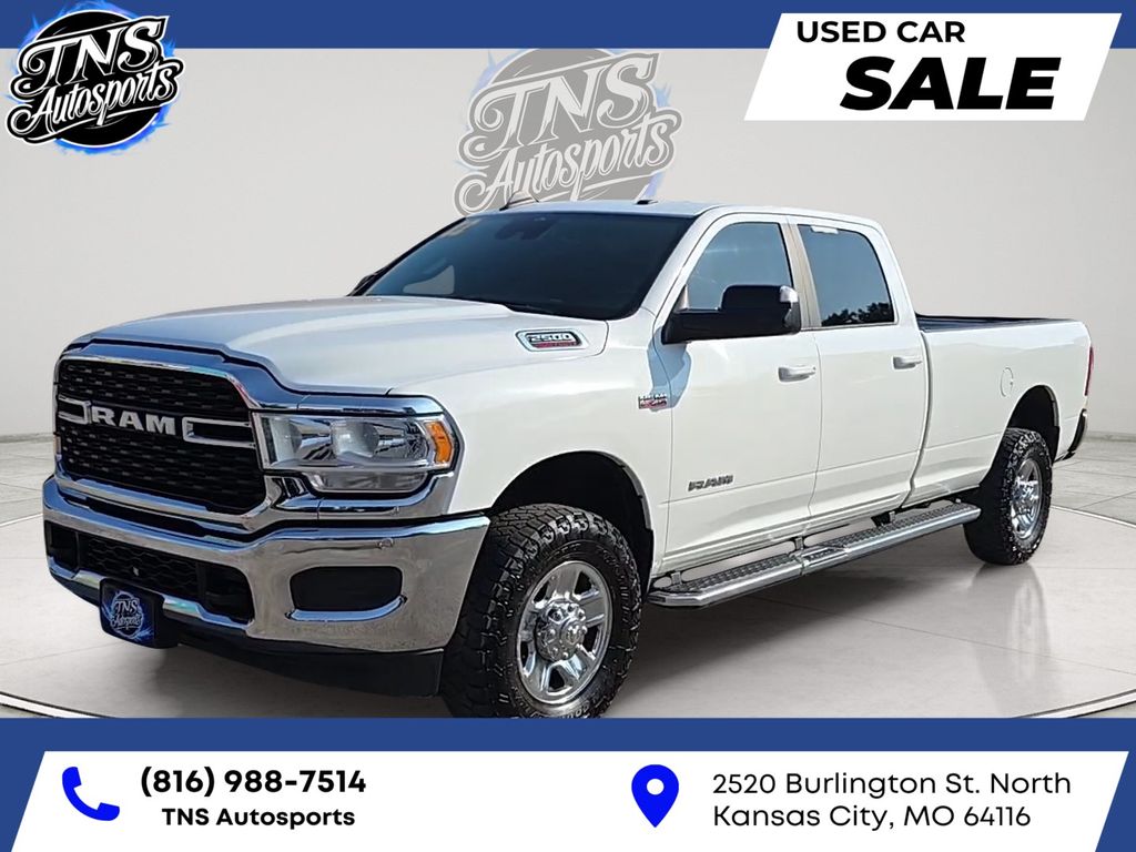 Bright White Clearcoat 2022 RAM 2500 Pickup Truck Four-Wheel Drive 8-Speed Automatic