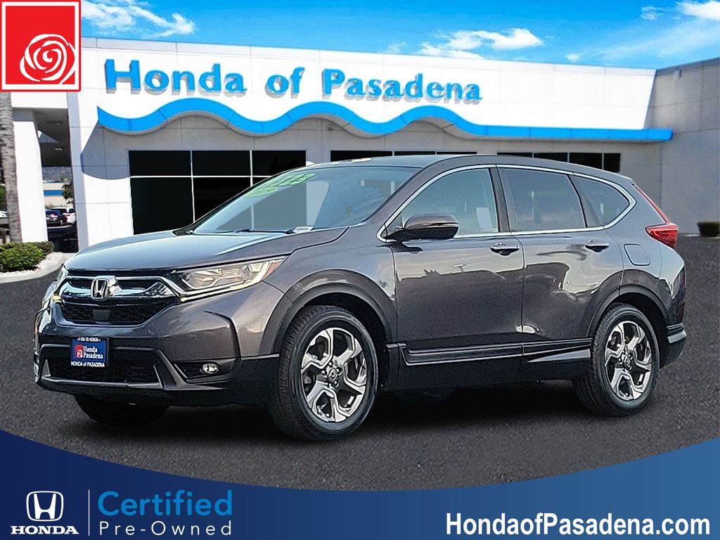 Gray 2019 Honda CR-V EX FWD SUV / Crossover Front-Wheel Drive Continuously Variable Transmission