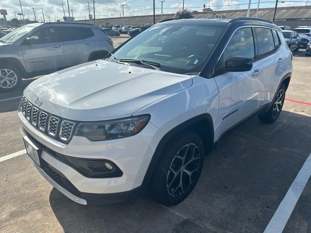 2024 Jeep Compass Limited White at Big Star Buick GMC