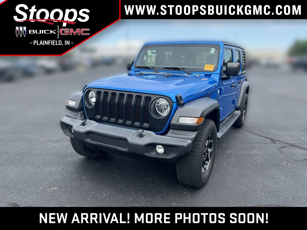 Hydro Blue Pearl Coat 2021 Jeep Wrangler SUV / Crossover Four-Wheel Drive 8-Speed Automatic