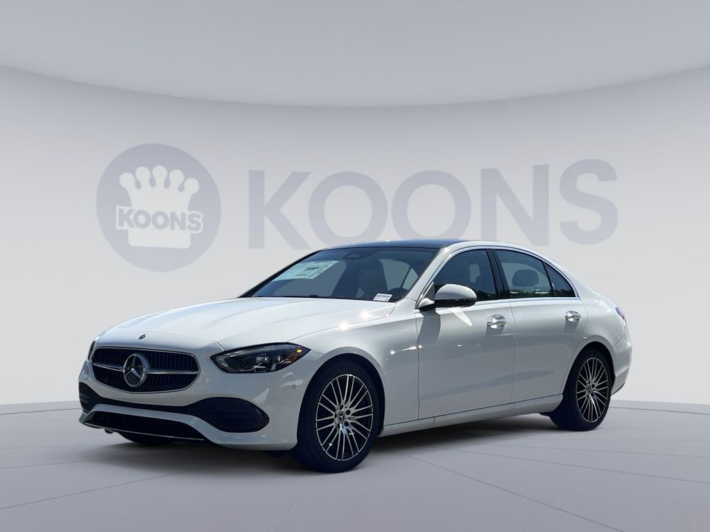 Polar White 2026 Mercedes-Benz C-Class Sedan All-Wheel Drive 9-Speed Automatic