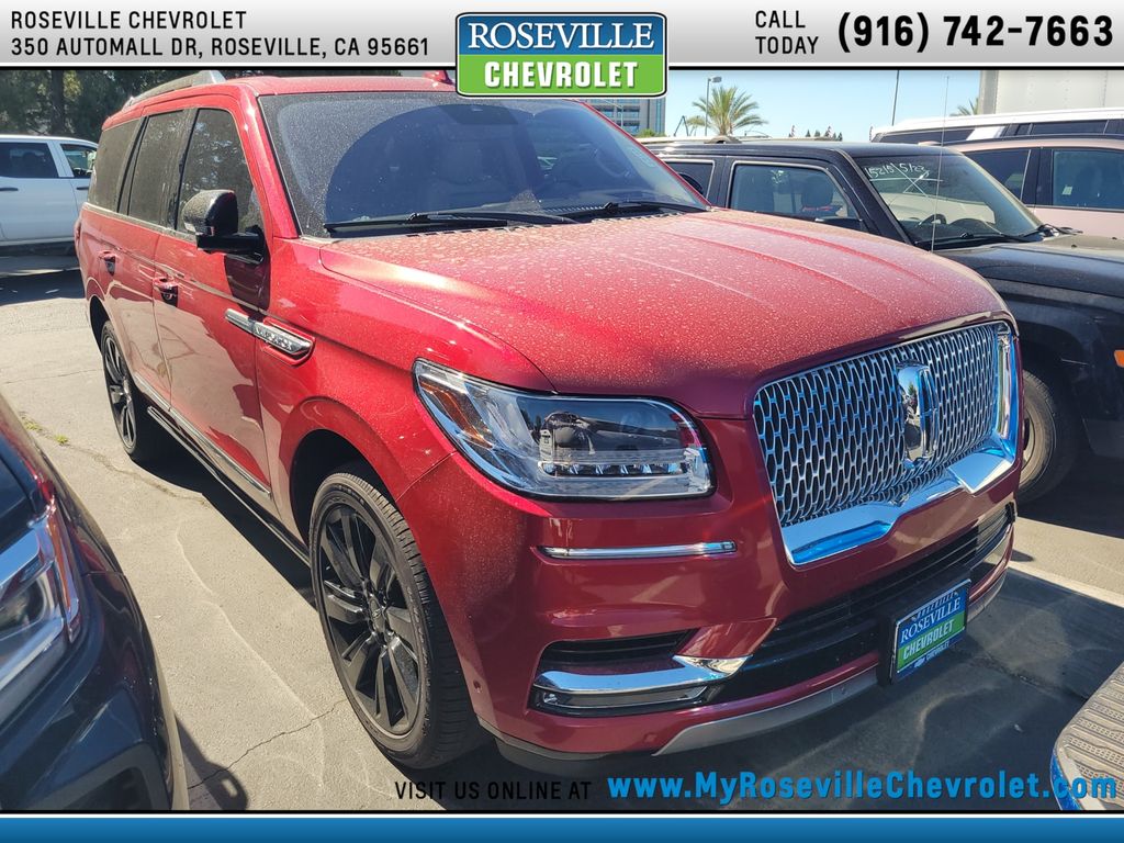 Red 2020 Lincoln Navigator Reserve 4WD SUV / Crossover Four-Wheel Drive Automatic