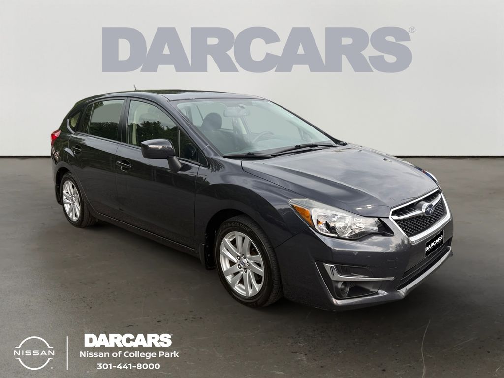 Dark Gray Metallic 2015 Subaru Impreza Hatchback All-Wheel Drive Continuously Variable Transmission