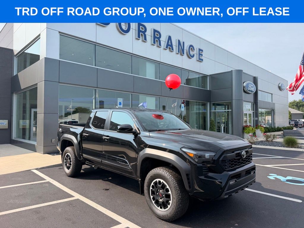 Black 2024 Toyota Tacoma Pickup Truck Four-Wheel Drive 8-Speed Automatic