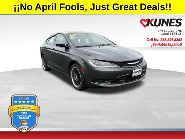 Gray (Granite Crystal Metallic Clearcoat) 2016 Chrysler 200 S Sedan AWD Sedan All-Wheel Drive 9-Speed Automatic