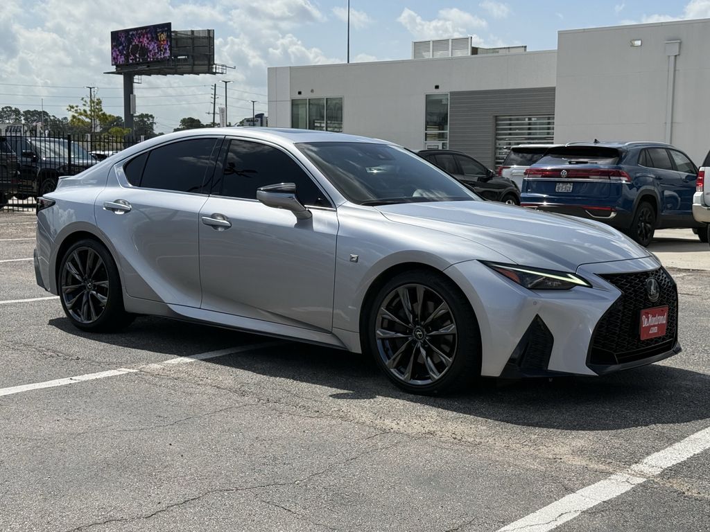 2023 Lexus IS 350 F SPORT Silver at Westside Lexus