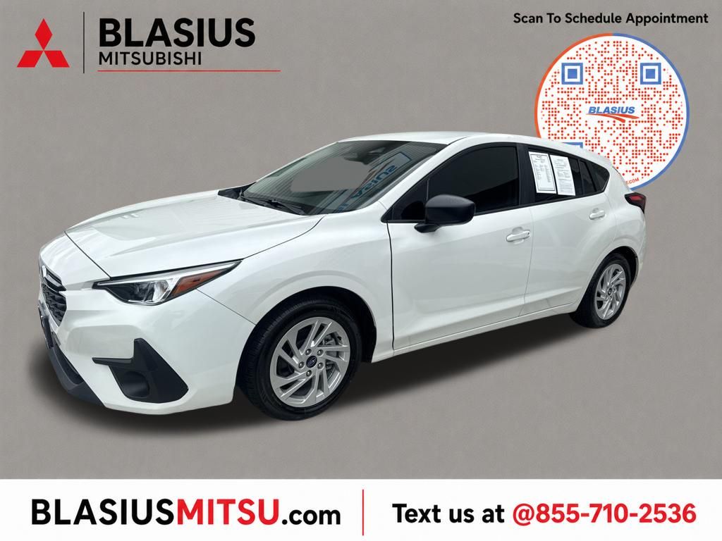 Crystal White Pearl 2025 Subaru Impreza Wagon All-Wheel Drive Continuously Variable Transmission