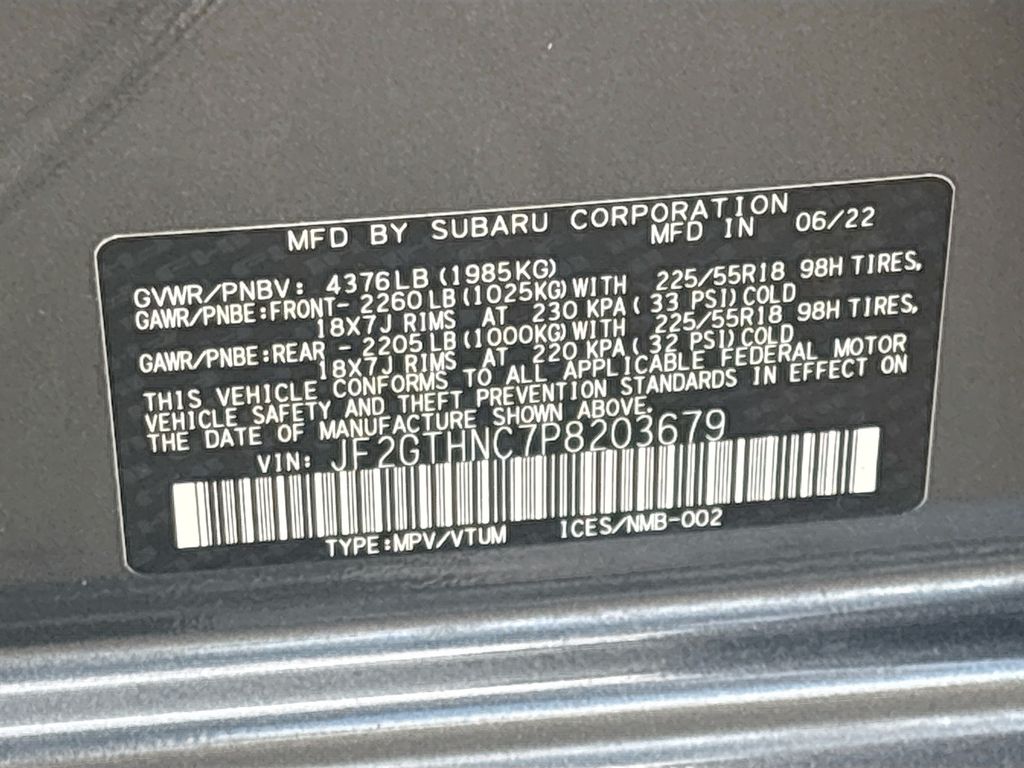 Used 2023 Gray Subaru Limited image 33