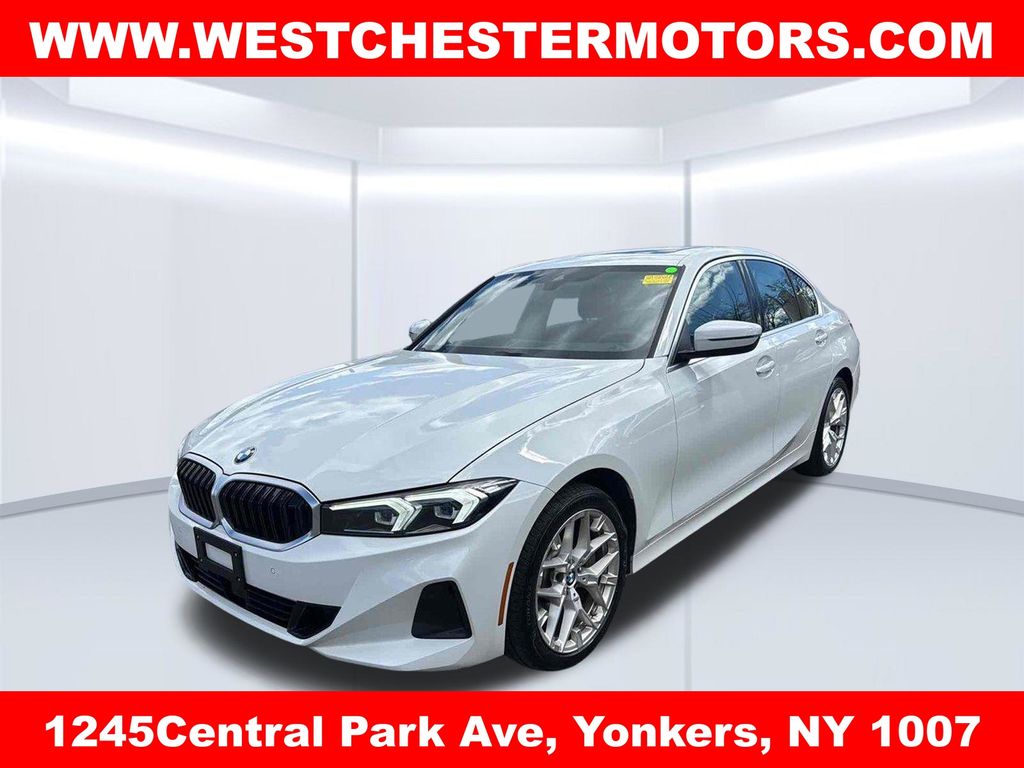 Alpine White 2025 BMW 3 Series Sedan All-Wheel Drive 8-Speed Automatic
