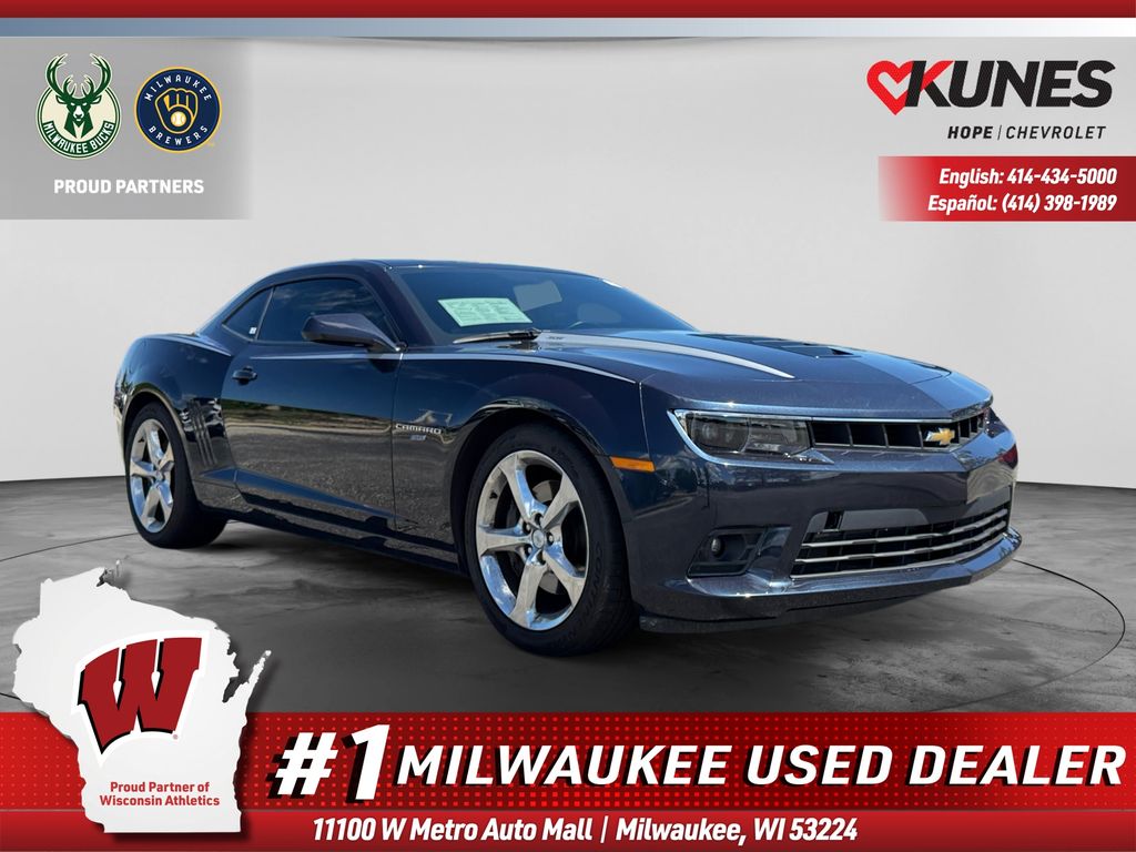 Blue Ray Metallic 2014 Chevrolet Camaro Coupe Rear-Wheel Drive 6-Speed Automatic