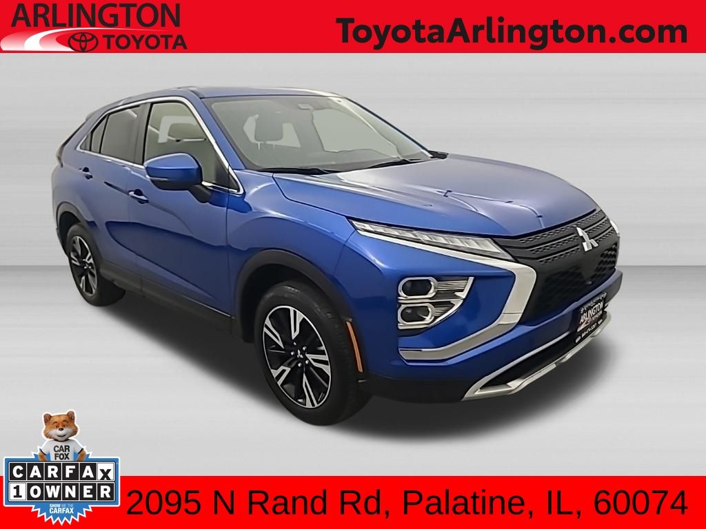 Lightning Blue Metallic 2025 Mitsubishi Eclipse Cross SE S-AWC SUV / Crossover All-Wheel Drive Continuously Variable Transmission