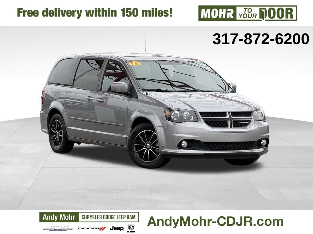 Billet Silver Metallic Clearcoat 2015 Dodge Grand Caravan R/T FWD Minivan Front-Wheel Drive 6-Speed Automatic