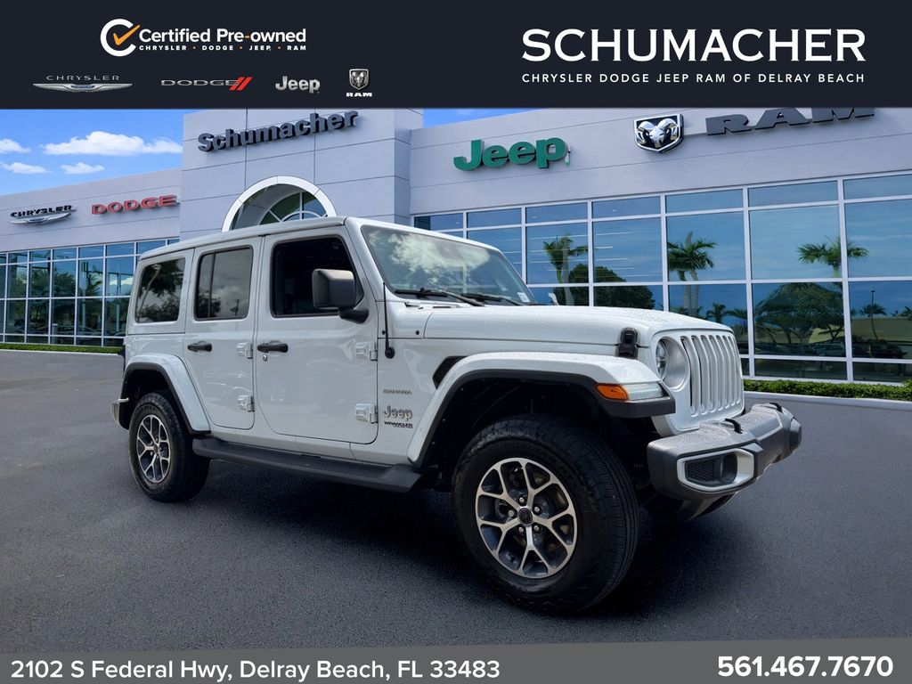 Bright White Clearcoat 2022 Jeep Wrangler SUV / Crossover Four-Wheel Drive 8-Speed Automatic