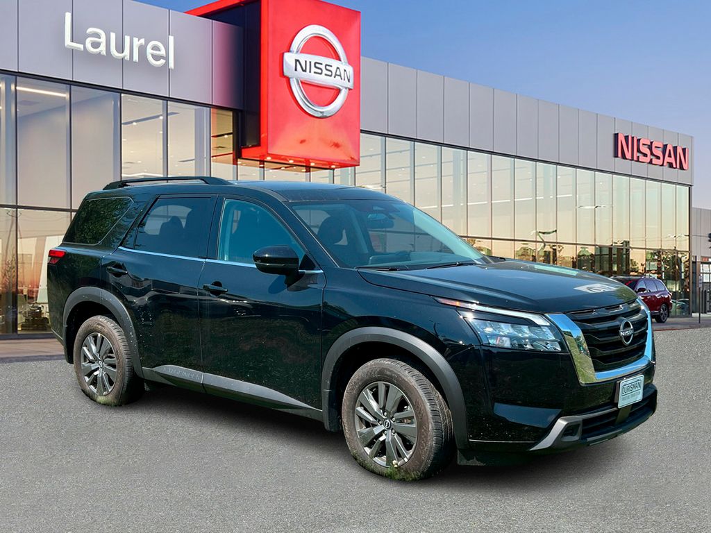 Super Black 2025 Nissan Pathfinder SV 4WD SUV / Crossover All-Wheel Drive 9-Speed Automatic