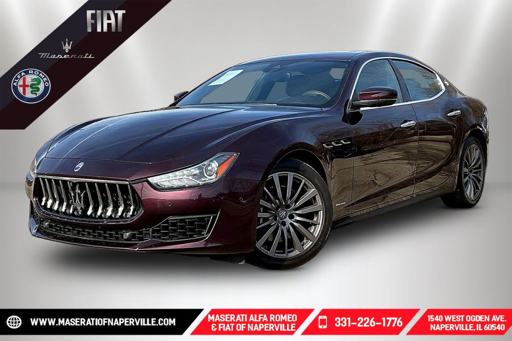 Red (Burgundy) 2019 Maserati Ghibli S Q4 3.0L AWD Sedan All-Wheel Drive 8-Speed Automatic
