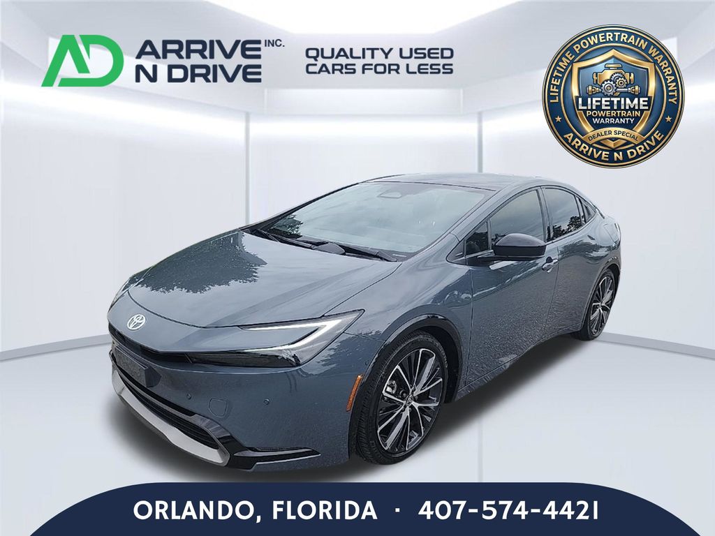 Gray 2023 Toyota Prius Hatchback Front-Wheel Drive Continuously Variable Transmission
