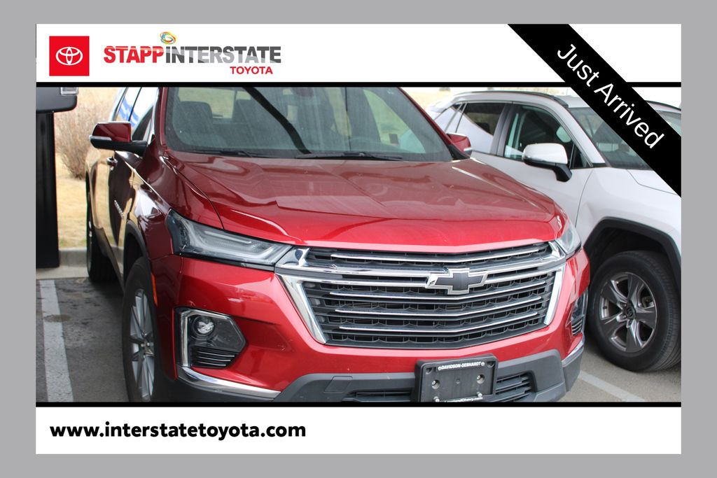 Cherry Red Tintcoat 2022 Chevrolet Traverse LT Cloth AWD SUV / Crossover Four-Wheel Drive 9-Speed Automatic