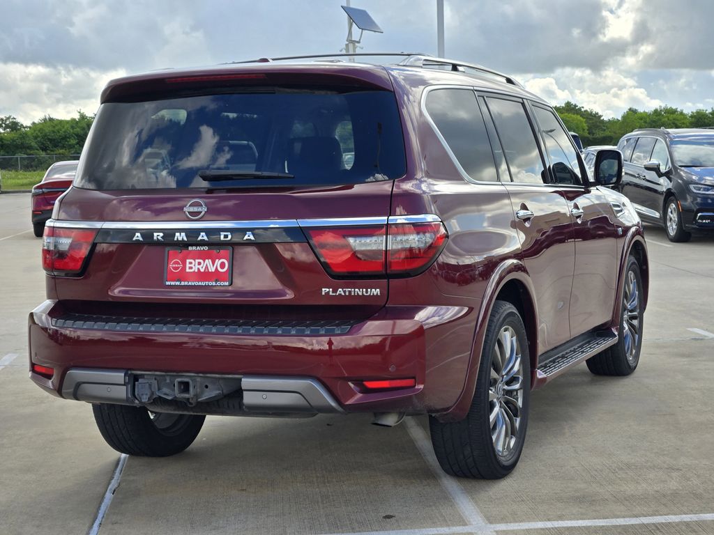 2022 Nissan Armada Platinum Red at DeMontrond Ford