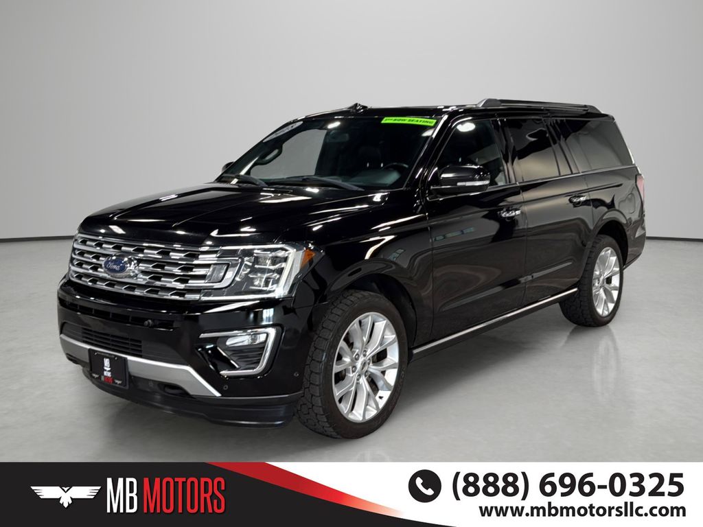 Black 2018 Ford Expedition MAX Limited 4WD SUV / Crossover Four-Wheel Drive Automatic