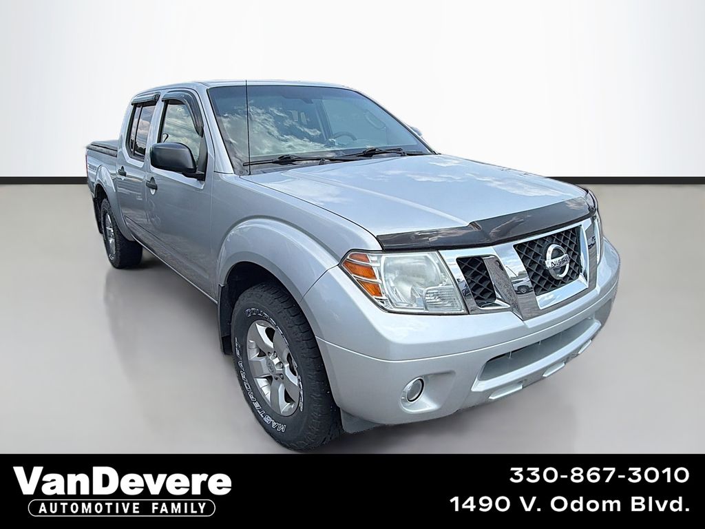 Brilliant Silver Metallic 2012 Nissan Frontier Pickup Truck Four-Wheel Drive 5-Speed Automatic Overdrive