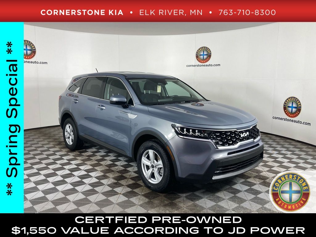 Everlasting Silver 2023 Kia Sorento LX AWD SUV / Crossover All-Wheel Drive 8-Speed Automatic