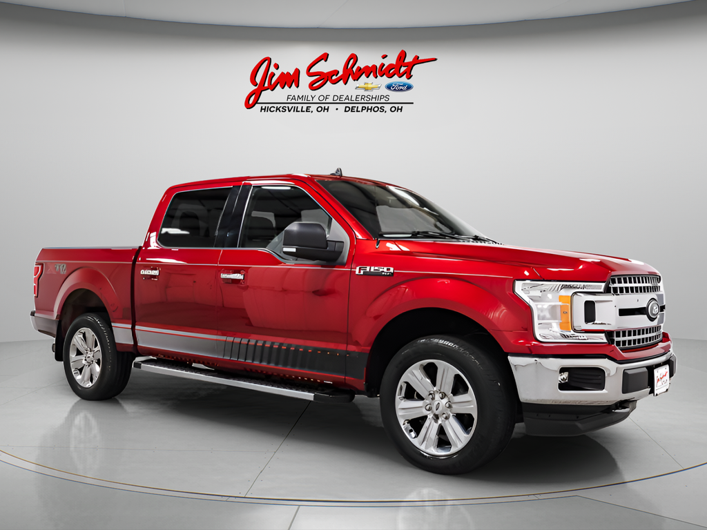 Rapid Red Metallic Tinted Clearcoat 2020 Ford F-150 XLT SuperCrew 4WD Pickup Truck Four-Wheel Drive Automatic