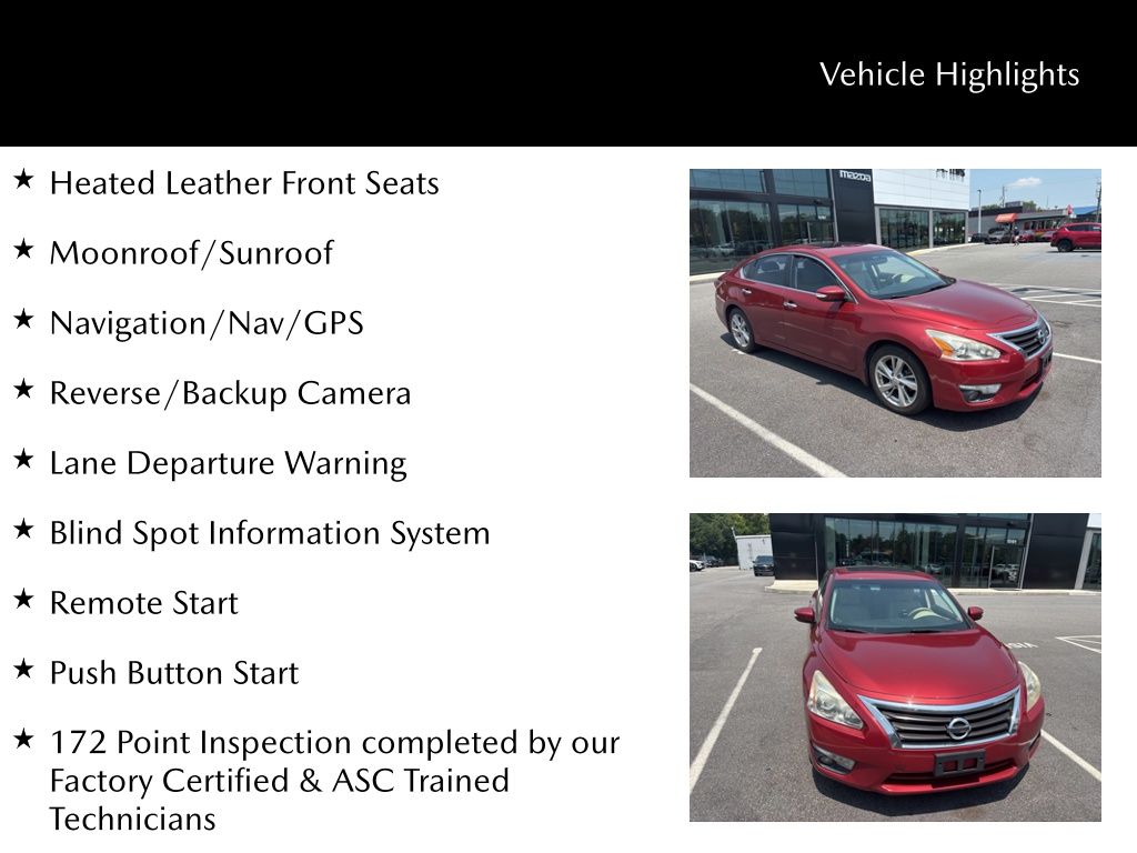 2015 Nissan Altima 2.5 SL