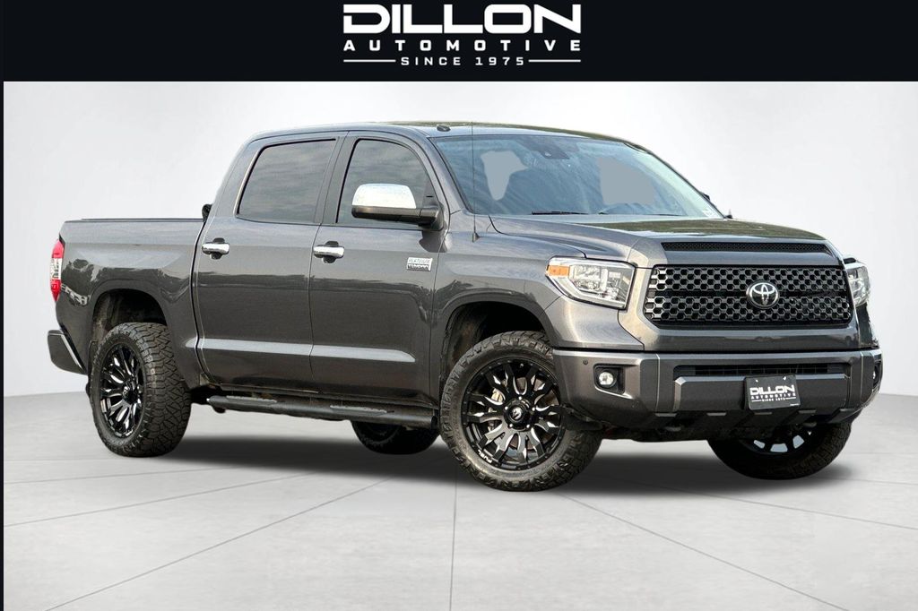 Magnetic Gray Metallic 2018 Toyota Tundra Pickup Truck Four-Wheel Drive 6-Speed Automatic Overdrive