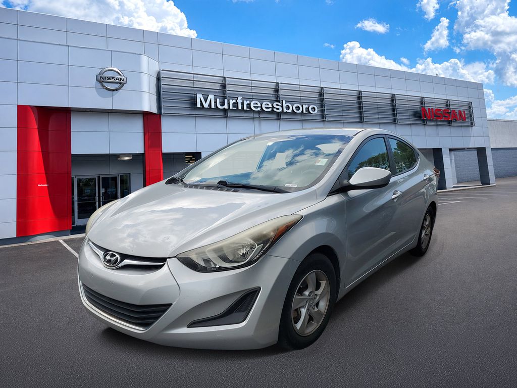 Shimmering Air Silver 2015 Hyundai Elantra Sedan Front-Wheel Drive 6-Speed Automatic
