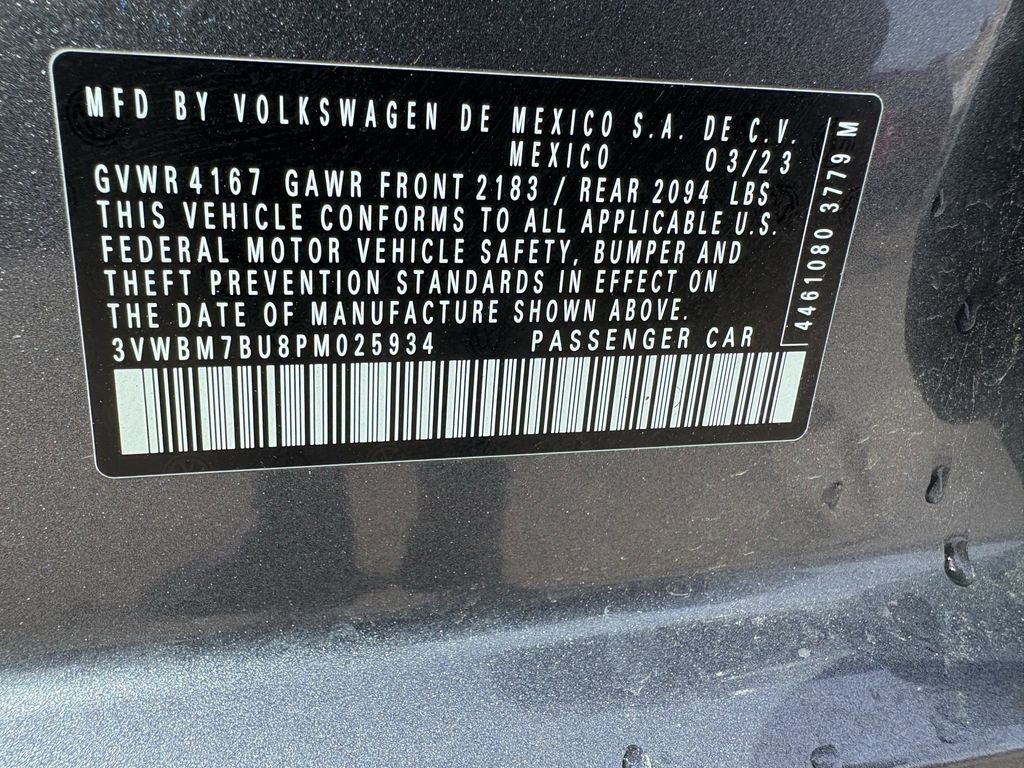 Used 2023 Platinum Gray Metallic Volkswagen 1.5T Sport image 27