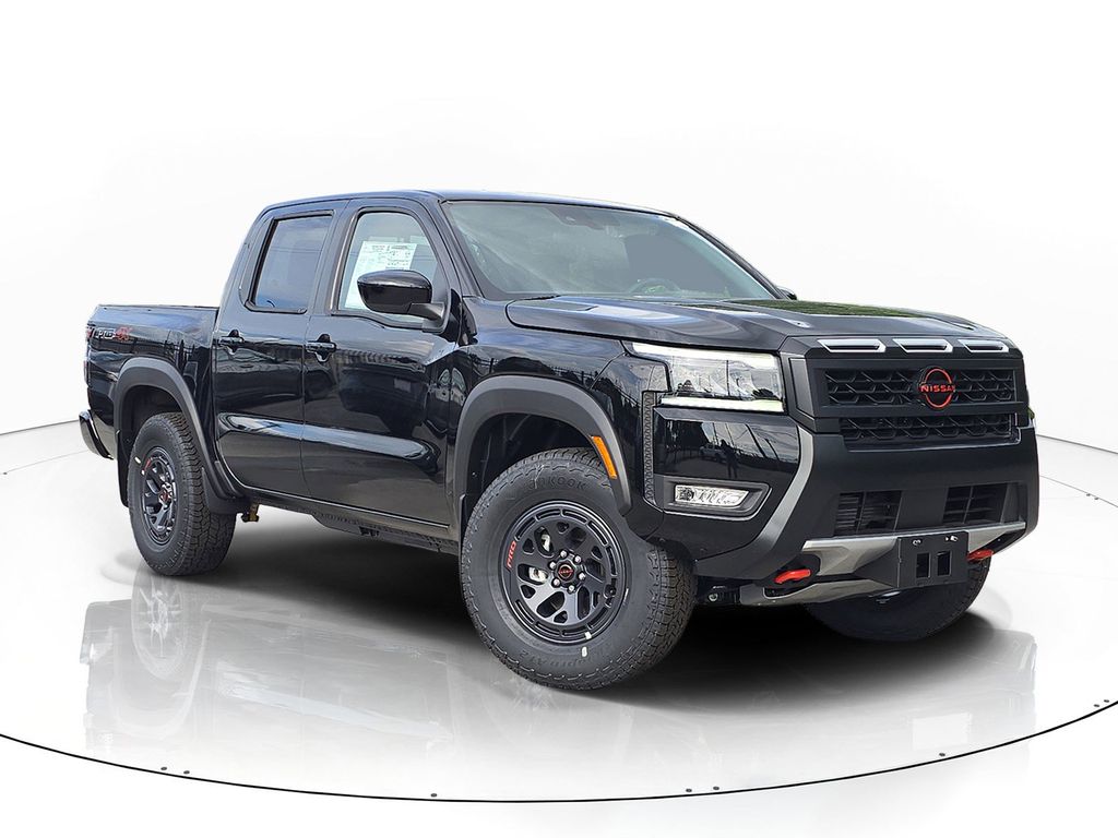 Super Black 2026 Nissan Frontier PRO-4X Crew Cab 4WD Pickup Truck Four-Wheel Drive 9-Speed Automatic Overdrive