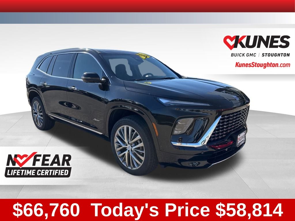 Black (Ebony Twilight Metallic) 2026 Buick Enclave Avenir AWD SUV / Crossover Four-Wheel Drive 8-Speed Automatic