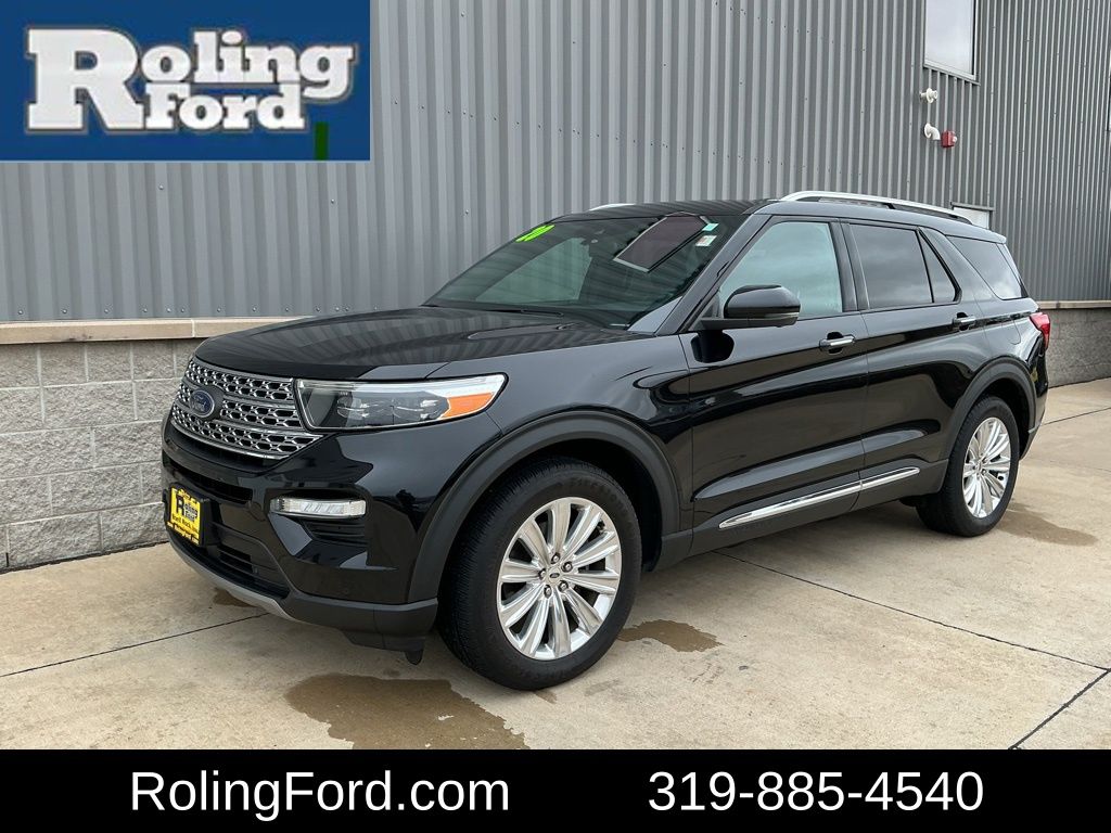 Agate Black Metallic 2020 Ford Explorer Limited AWD SUV / Crossover All-Wheel Drive Automatic