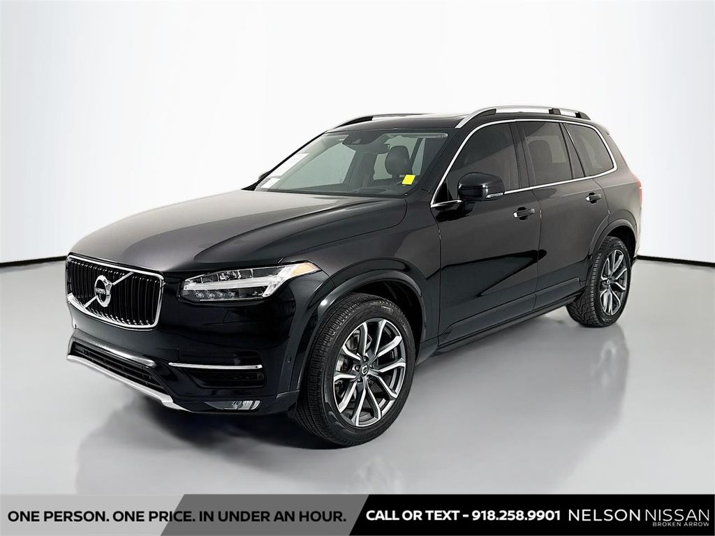 Onyx Black Metallic 2017 Volvo XC90 T6 Momentum AWD SUV / Crossover All-Wheel Drive Automatic