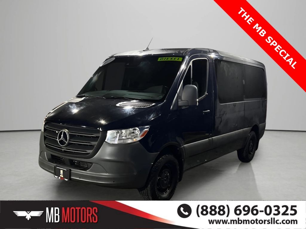 Black 2021 Mercedes-Benz Sprinter Cargo 2500 144 V6 RWD Van 4X2 7-Speed Automatic