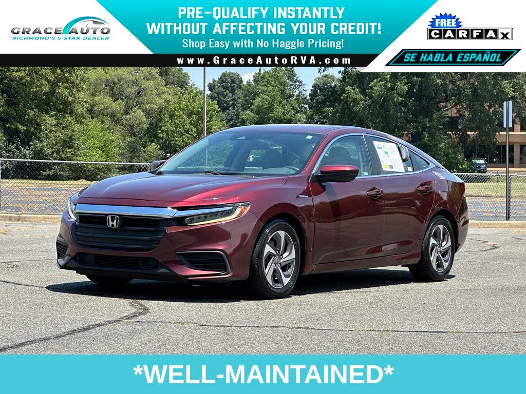 Red (Crimson Pearl) 2019 Honda Insight Sedan Front-Wheel Drive Continuously Variable Transmission